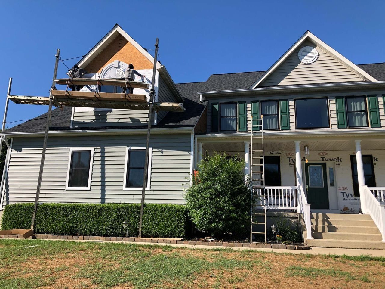 Townhouse siding replacement
